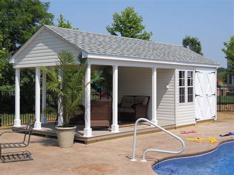 pool house metal building|amish built pool house sheds.